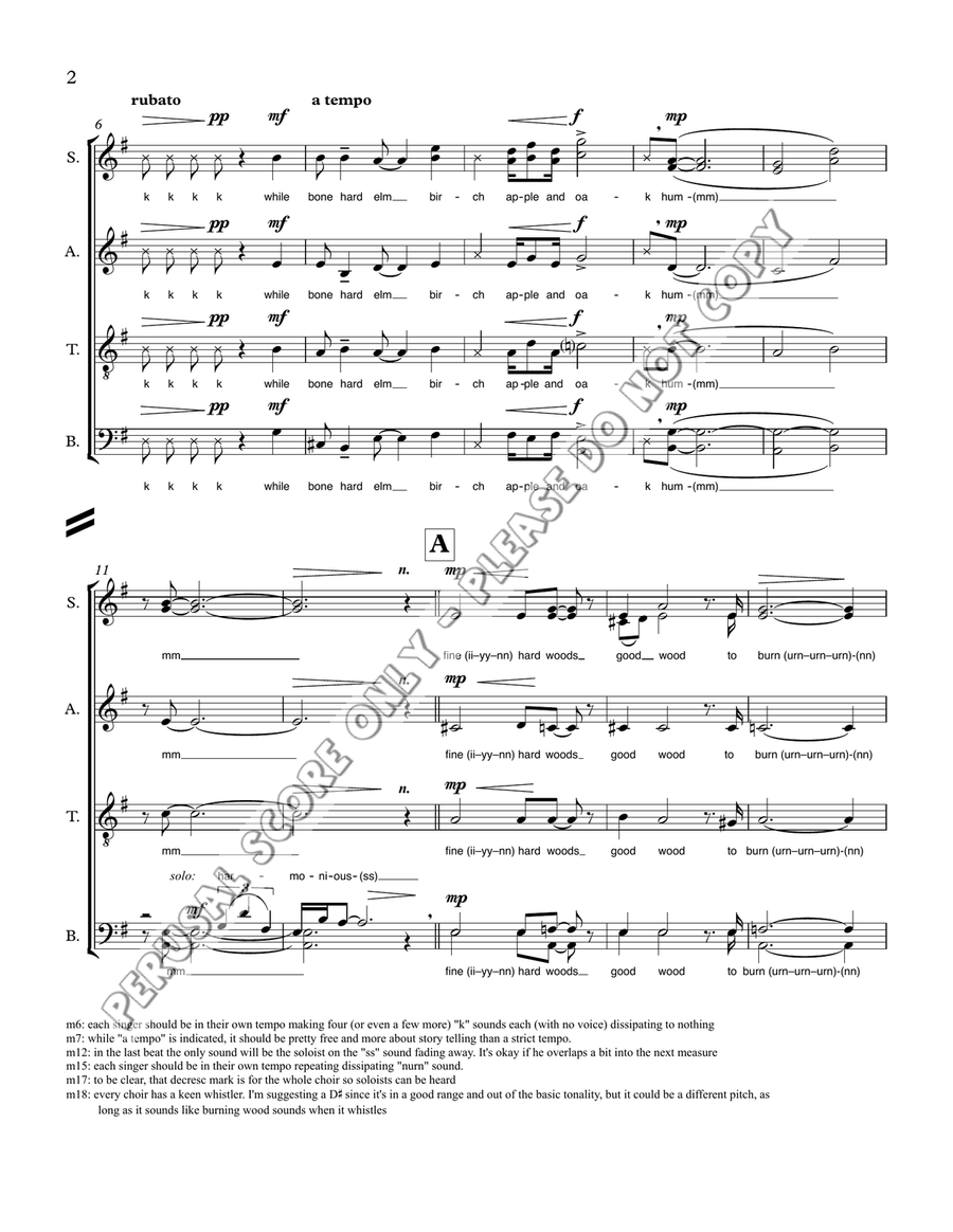 Bush Chord Bush Chord 4-Part scores gallery preview page 3