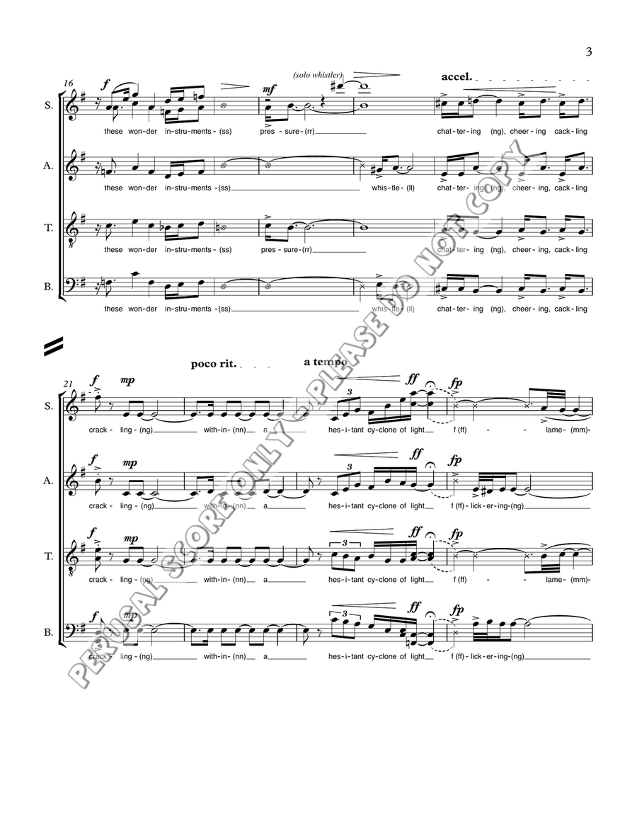 Bush Chord Bush Chord 4-Part scores gallery preview page 4