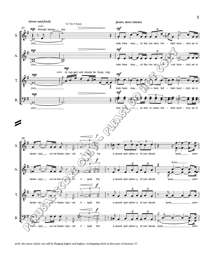 Bush Chord Bush Chord 4-Part scores gallery preview page 6