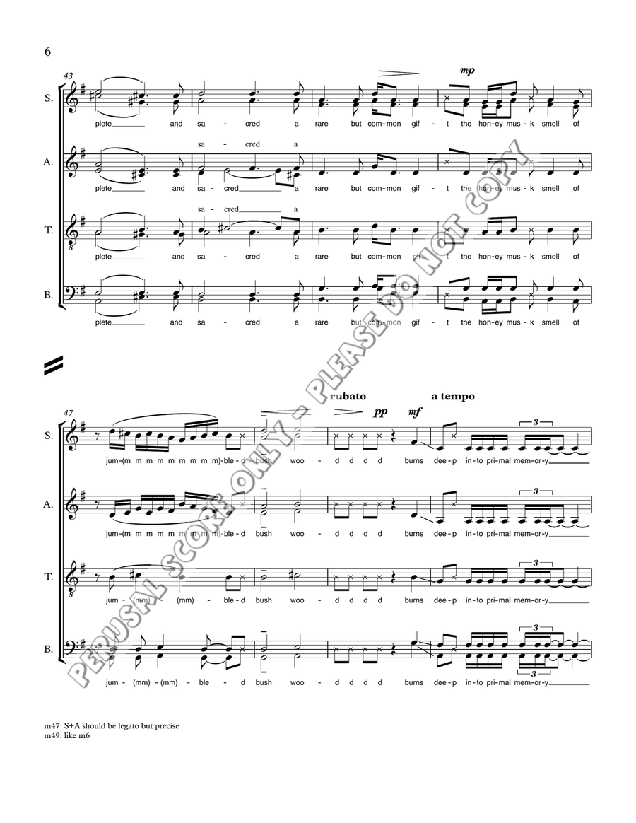 Bush Chord Bush Chord 4-Part scores gallery preview page 7