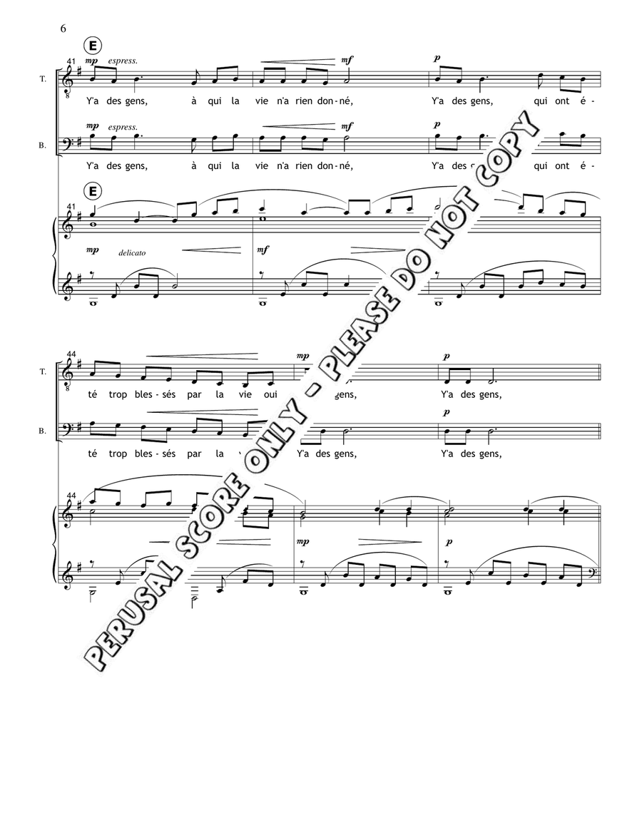 Noel Existe-T-Il Encore Noel Existe-T-Il Encore 4-Part scores gallery preview page 6