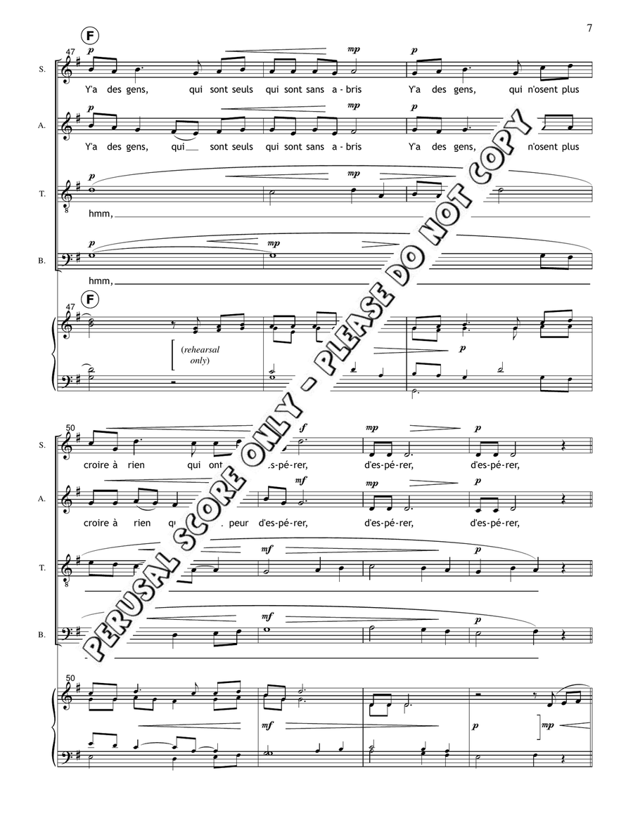 Noel Existe-T-Il Encore Noel Existe-T-Il Encore 4-Part scores gallery preview page 7