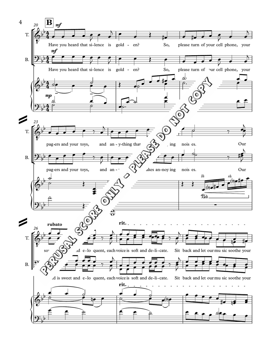 Incommunicado Incommunicado TTBB scores gallery preview page 4