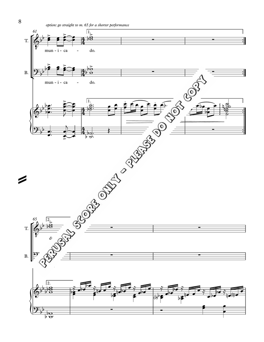 Incommunicado Incommunicado TTBB scores gallery preview page 8