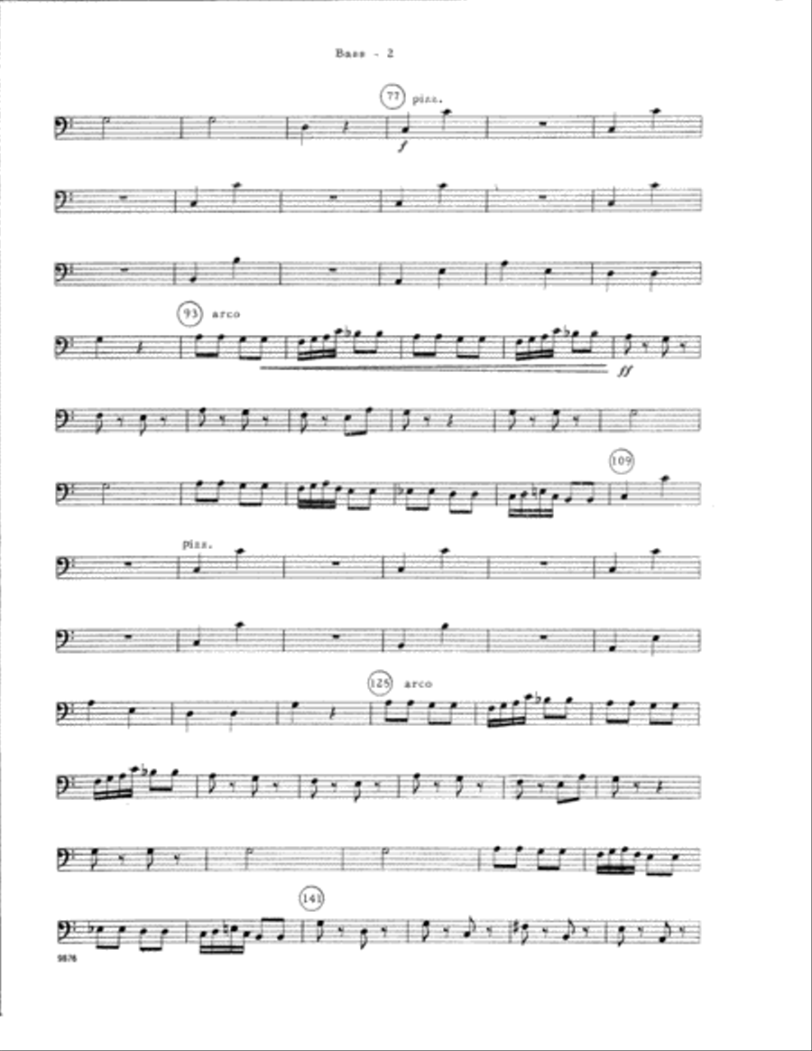 Serenade For String - Mvt. 4 Tema Russo (arr. Elliot A. Del Borgo) - Bass by Peter Ilyich Tchaikovsky String Orchestra - Digital Sheet Music page 2