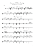 Jesu, Joy Of Man's Desiring (Solo Guitar Score)