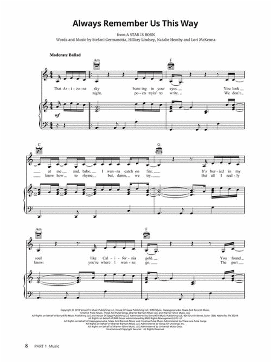 Piano Movie Hits for Dummies Piano, Vocal, Guitar scores gallery preview page 8
