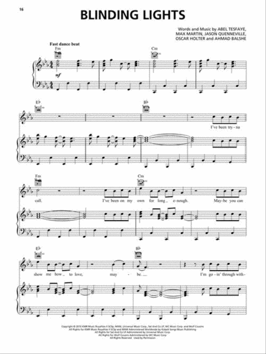 Chart Hits of 2019-2020 Piano/Vocal/Guitar Songbook Piano, Vocal, Guitar scores gallery preview page 6