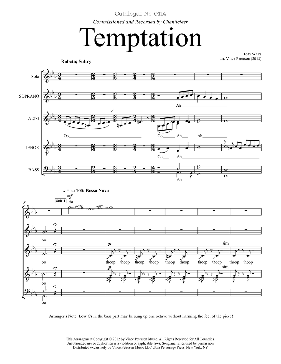 Temptation 4-Part scores gallery preview page 2