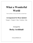 What A Wonderful World