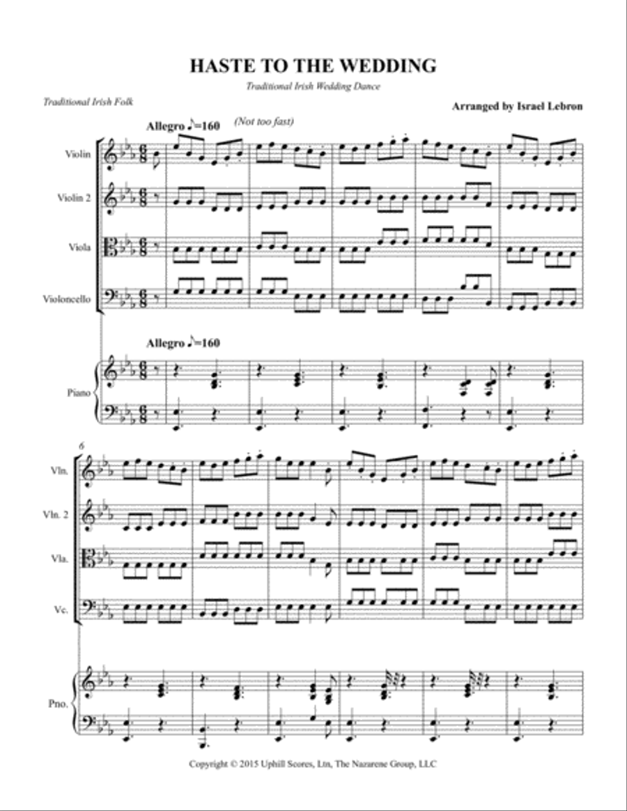 Haste to the Wedding Piano scores gallery preview page 2