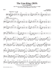 The Lion King (2019) (Choral Highlights) - Bass