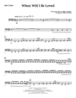 When Will I Be Loved (arr. Erik Foster) - Bass