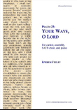 Psalm 25: Your Ways, O Lord