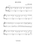 HE LIVES piano solo A. H. Ackley early intermediate