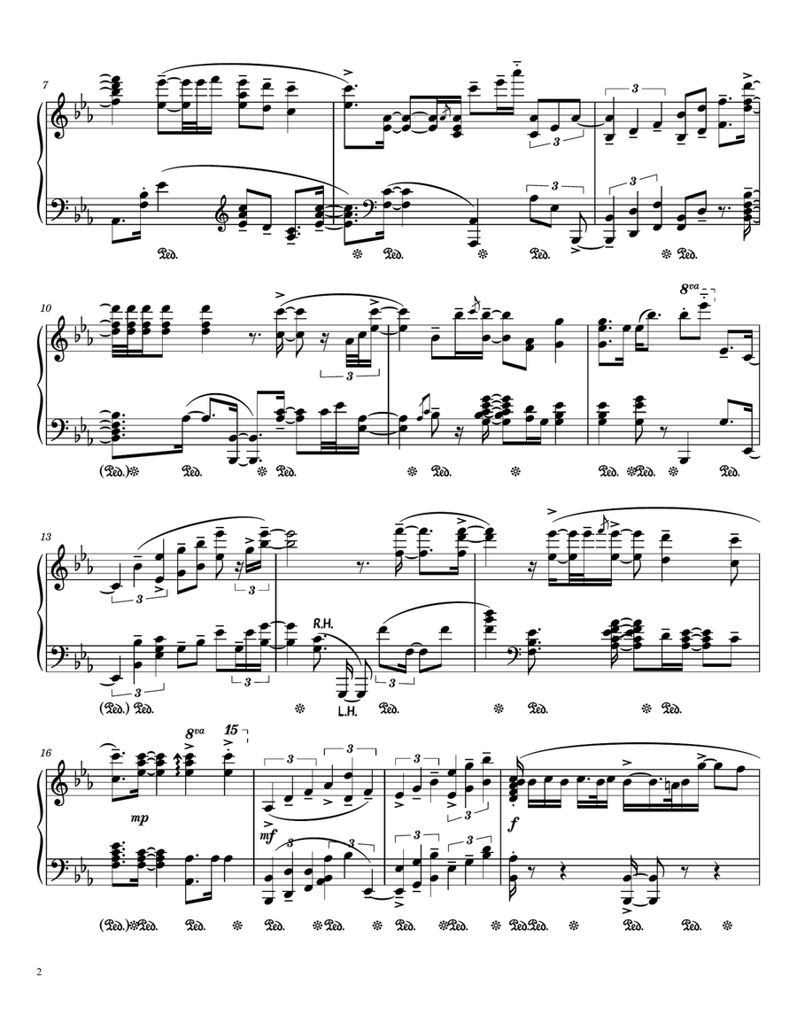 A Maiden's Prayer Piano Solo scores gallery preview page 2