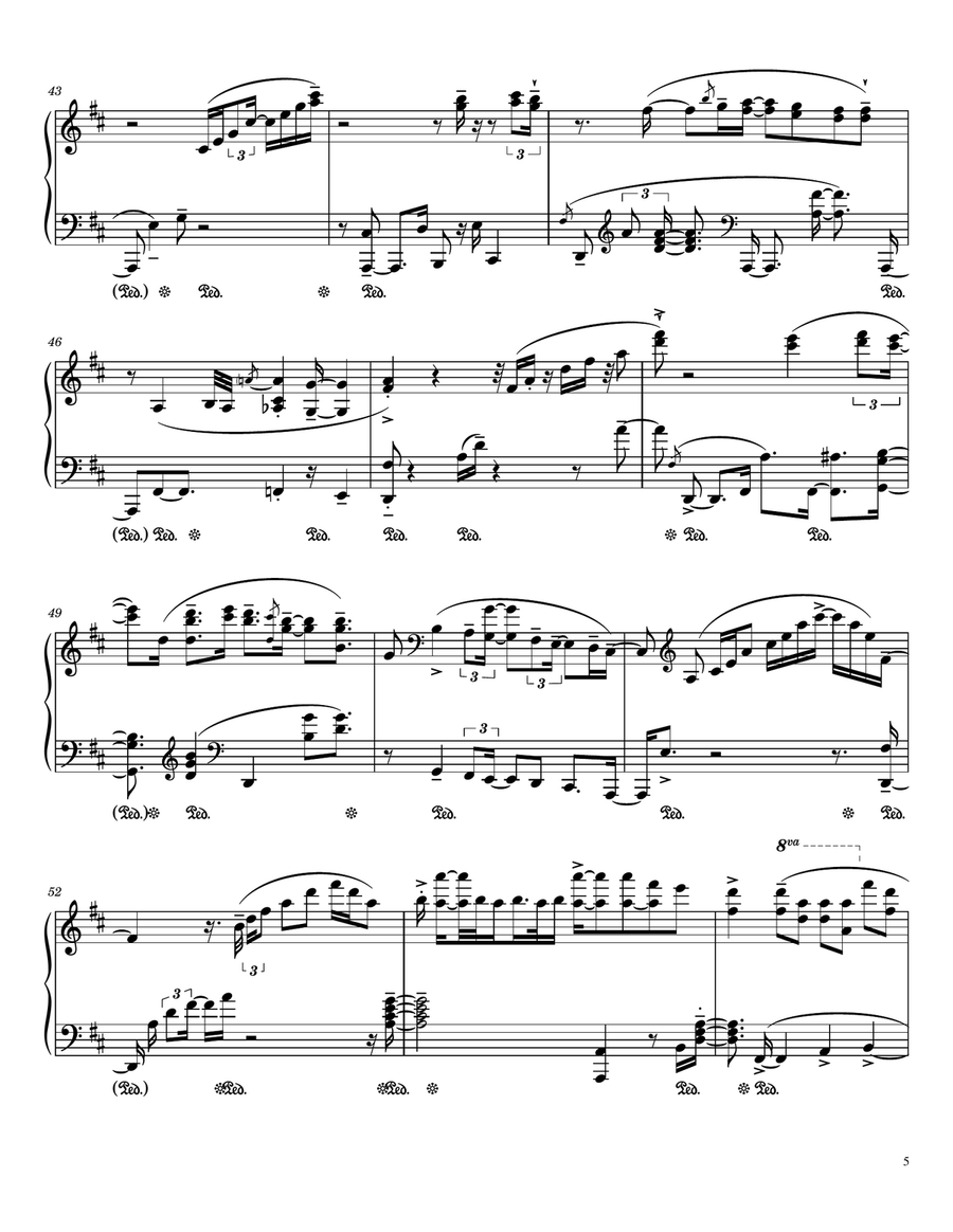 A Maiden's Prayer Piano Solo scores gallery preview page 5