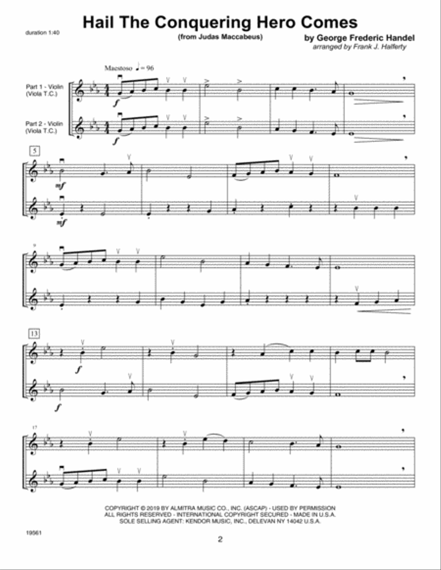 Classical Flexduets - Violin Violin scores gallery preview page 2