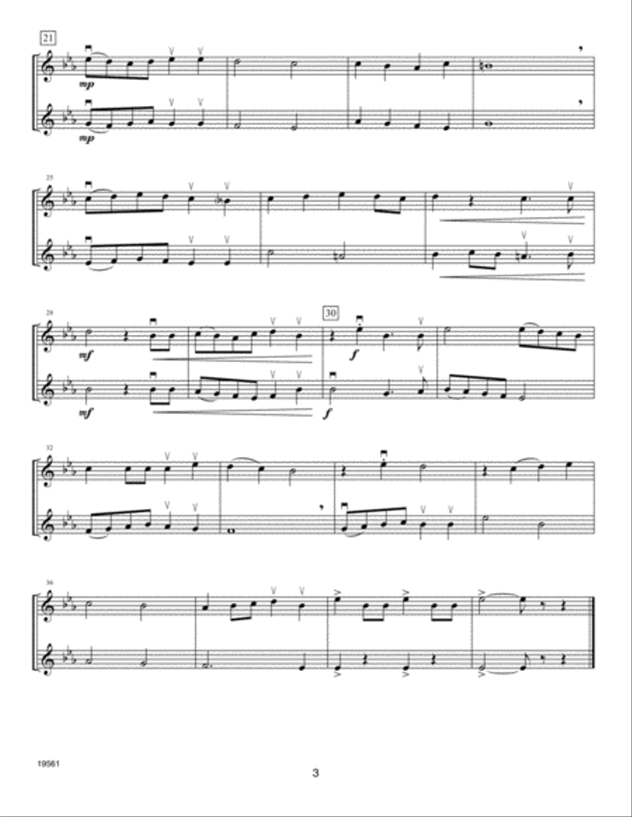Classical Flexduets - Violin Violin scores gallery preview page 3