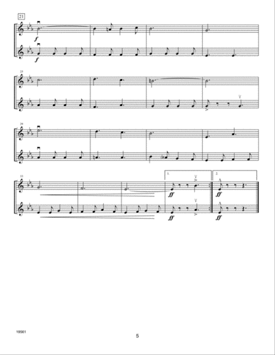 Classical Flexduets - Violin Violin scores gallery preview page 5