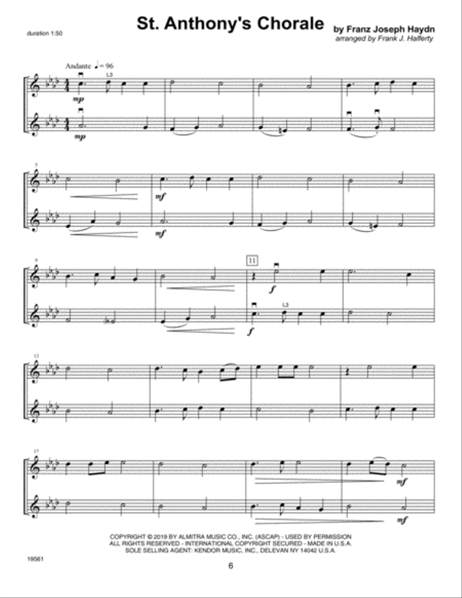 Classical Flexduets - Violin Violin scores gallery preview page 6