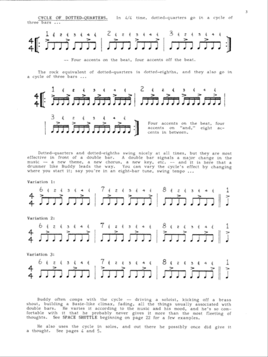 Inside Buddy Rich Drum Set scores gallery preview page 6