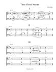 Three Choral Amens