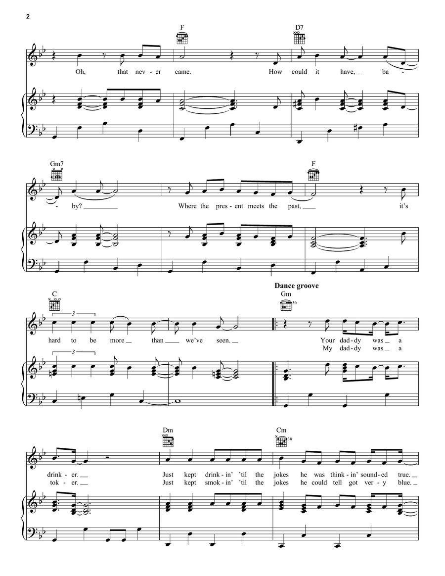 This Is How (We Want You To Get High) Piano, Vocal, Guitar scores gallery preview page 2