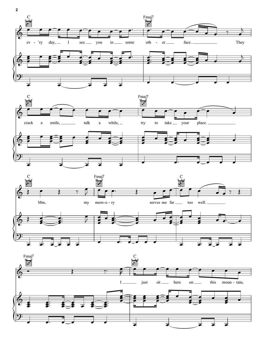 Waiting For That Day Waiting For That Day Piano, Vocal, Guitar scores gallery preview page 2