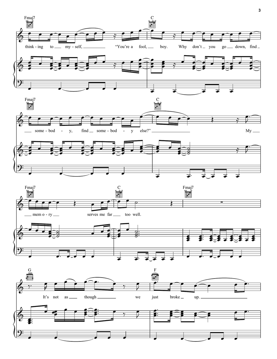 Waiting For That Day Waiting For That Day Piano, Vocal, Guitar scores gallery preview page 3