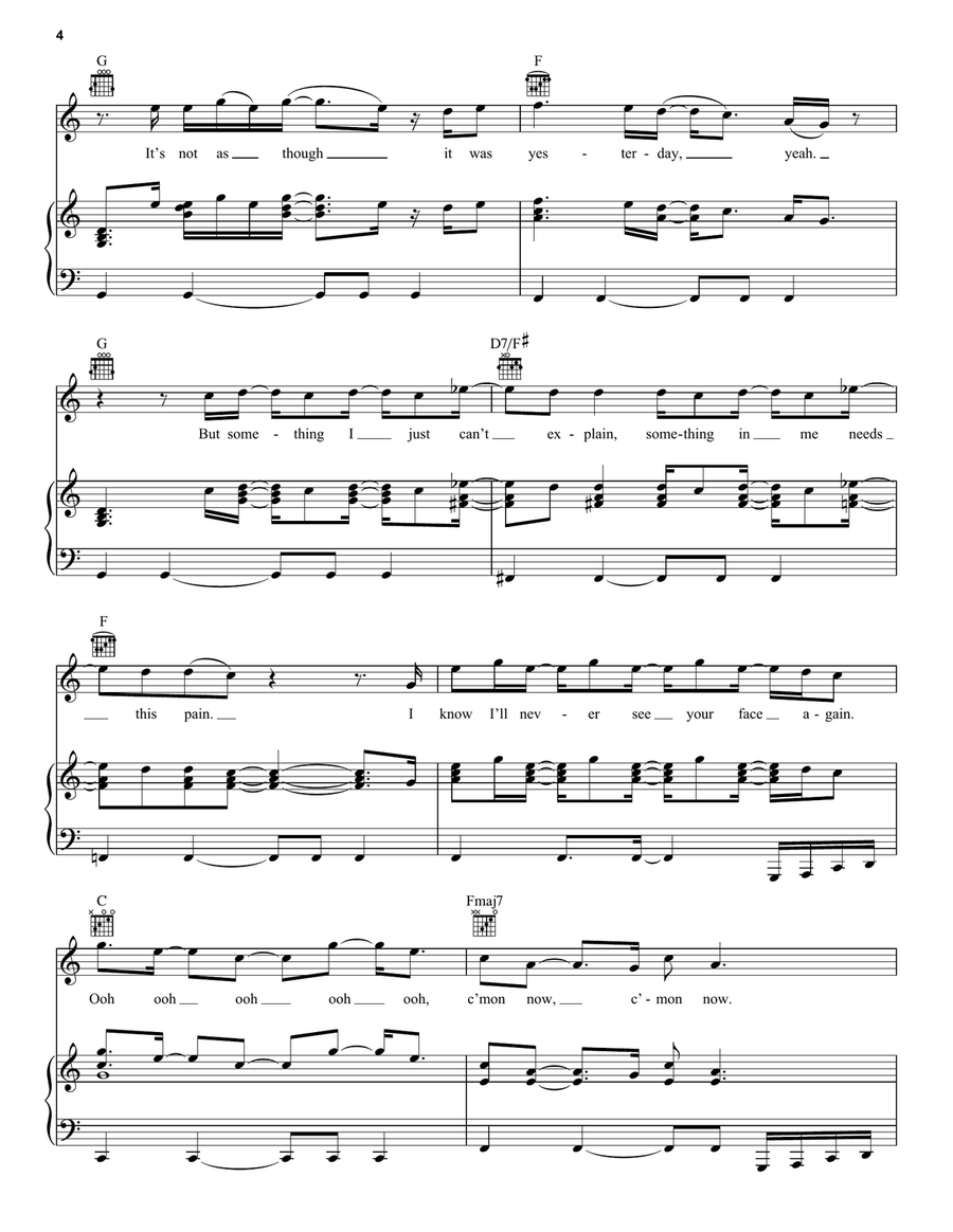 Waiting For That Day Waiting For That Day Piano, Vocal, Guitar scores gallery preview page 4