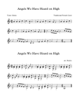 Angels We Have Heard on High (arr. Patrick Roulet)