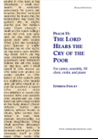 Psalm 33: The Lord Hears the Cry of the Poor