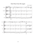 Quartet 2 Don't Run From Me Again - Easy String Quartet