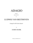 Adagio for Clarinet Quartet