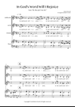 In God's Word Will I Rejoice (SAT choir)