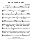 Put Your Hand In The Hand (arr. Kirby Shaw) - Guitar