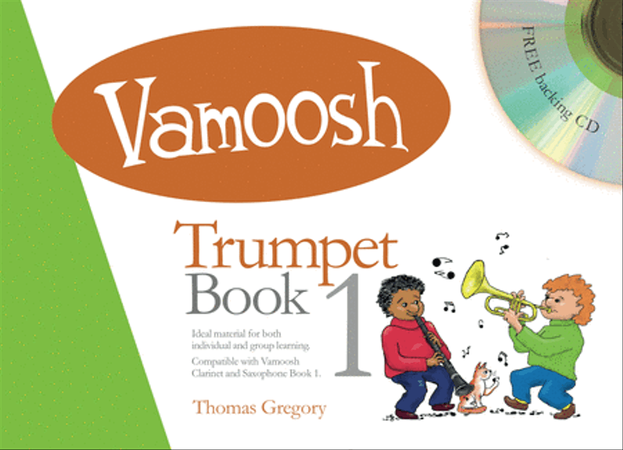 Vamoosh Trumpet Book 1 - Bk/cd Trumpet Solo scores gallery preview page 1