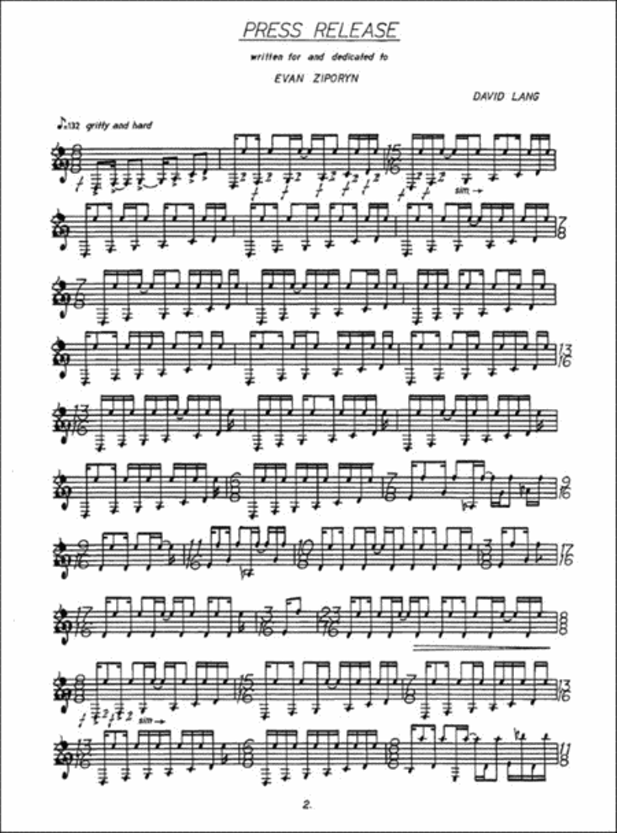 Press release Bass Clarinet scores gallery preview page 2
