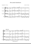 Also sprach Zarathustra 4 brass