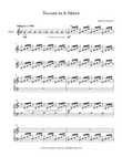 Toccata in A Minor