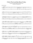Christ The Lord Is Risen Today - Violin/Cello Duet