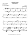 Amazing Grace - pedal harp solo