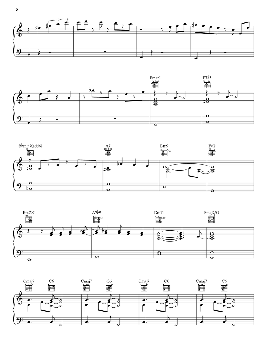 The Goodbye Look The Goodbye Look Piano, Vocal, Guitar scores gallery preview page 2