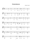 Greensleeves for 12-hole Ocarina