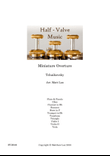 Nutcracker - Miniature Overture (Reduced orchestra)