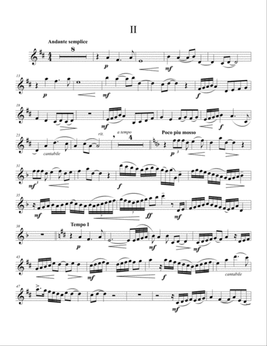 Concerto for Oboe Piano scores gallery preview page 5