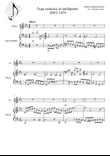 Fuga Canonica in Epidiapente BWV 1079, for flute and harpsichord
