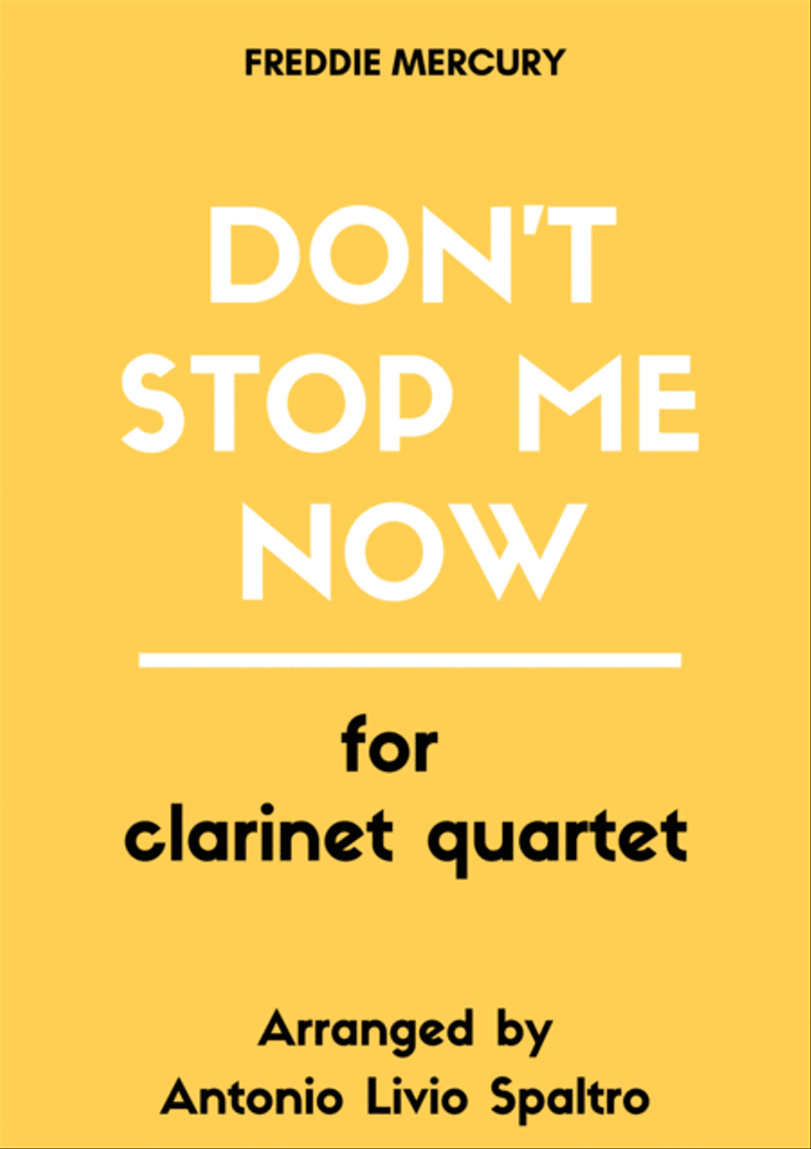 Don't Stop Me Now Woodwind Ensemble scores gallery preview page 1