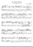 Bach Air on a G String Intermediate/Advanced Arrangement